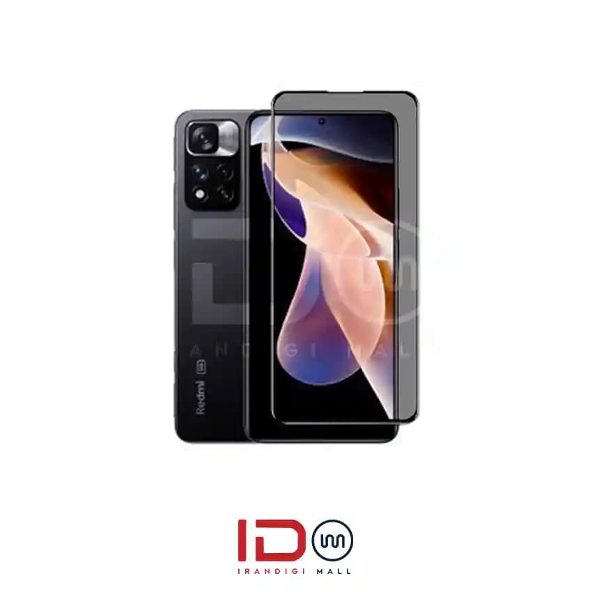 گلس پرایوسی شیشه ای تمام صفحه گوشی شیاومی Xiaomi Note 11 pro