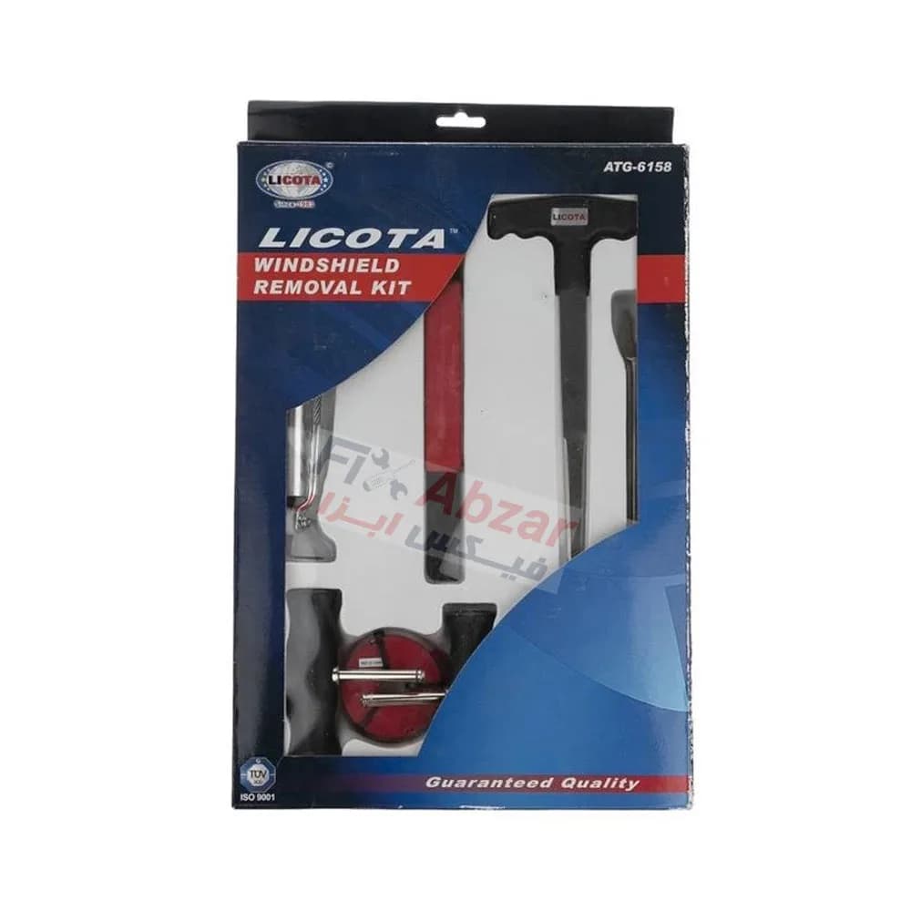 مجموعه ابزار تعویض شیشه خودرو لیکوتا مدل ATG-6158 — تصویر ۹