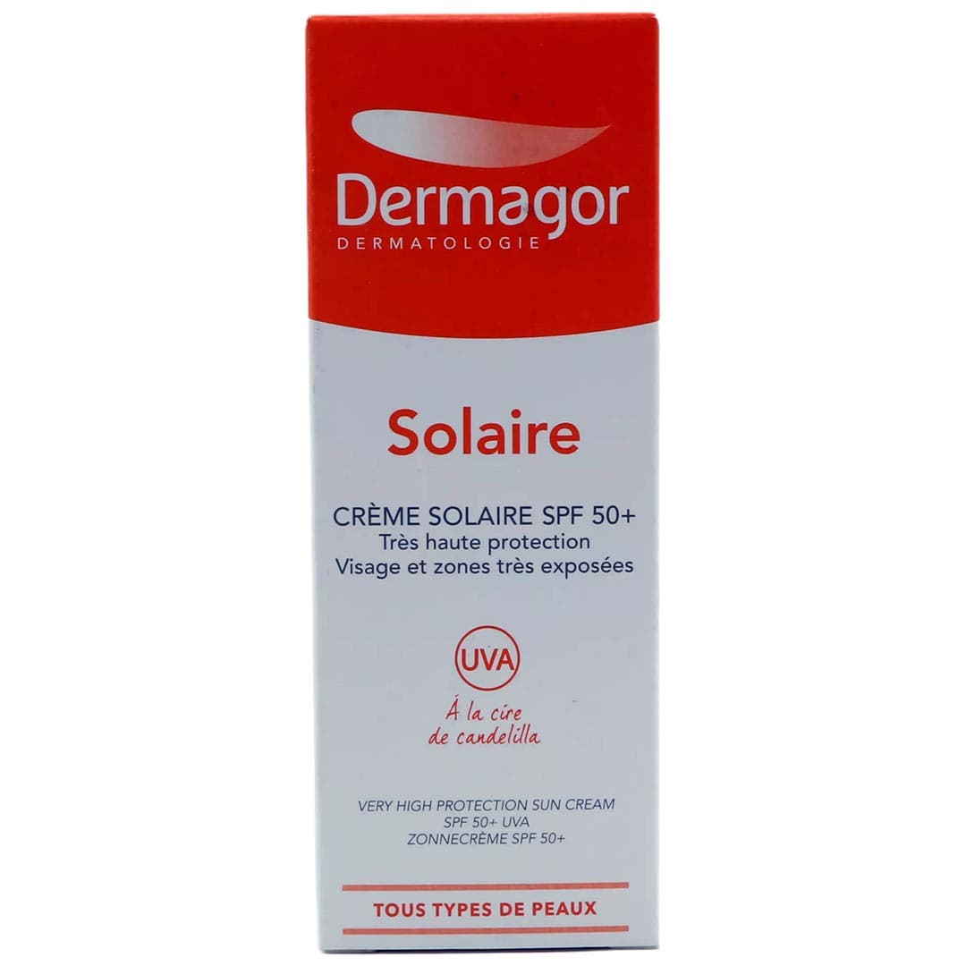 کرم ضد آفتاب بی رنگ 40 میل SPF 50 درماگور