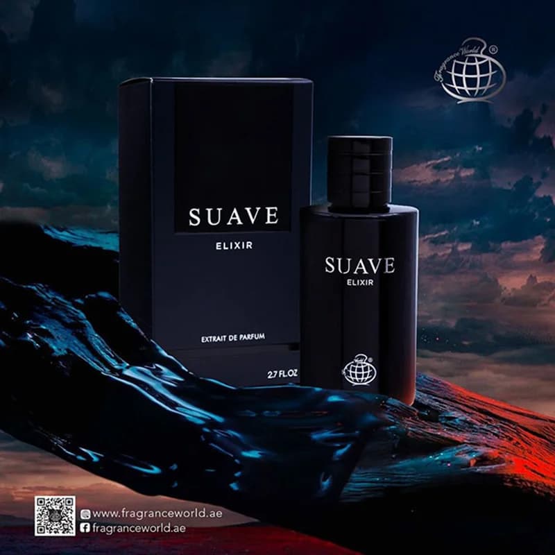 عطر ادکلن مردانه دیور ساواج الکسیر ساواژ فراگرنس ورد Fragrance World Suave Elixir – Dior Sauvage Elixir