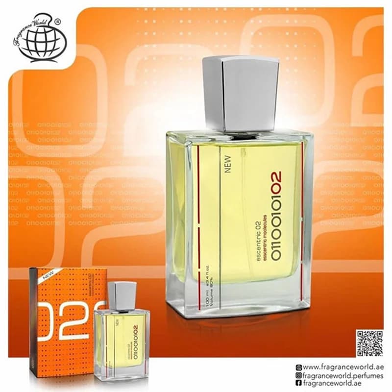 عطر ادکلن اسپرت اسنتریک مولکول 02 فراگرنس ورد Fragrance World Esscentric Moolecules 02 – Escentric Molecules Molecule 02 — تصویر ۲