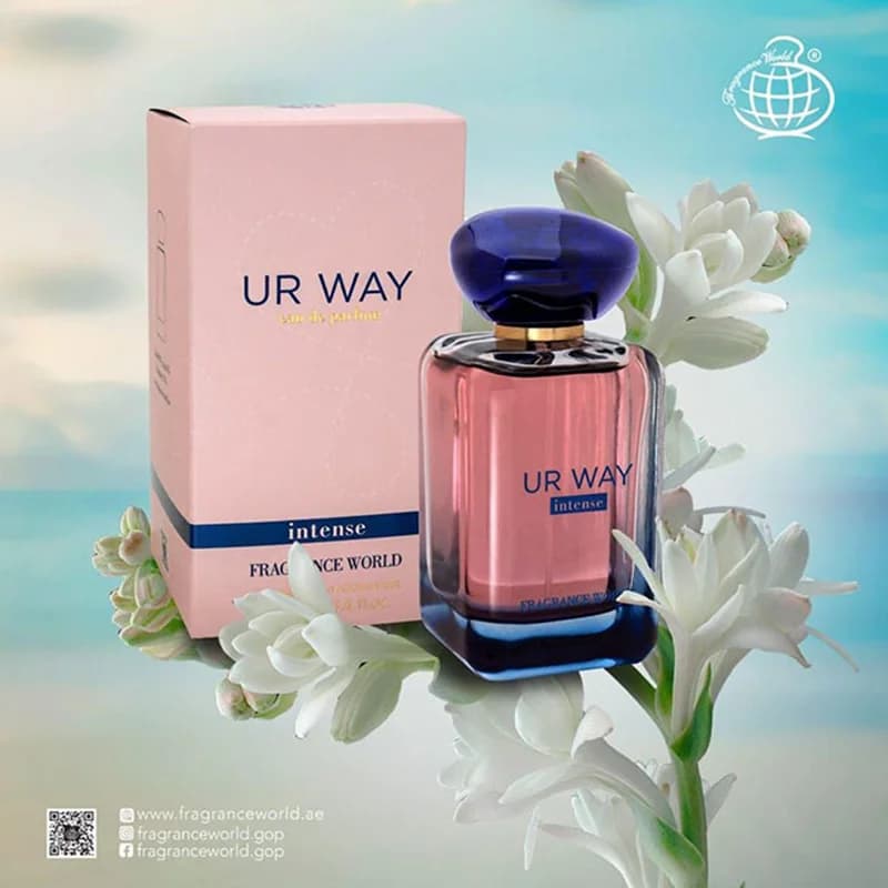 ادکلن مای وی اینتنس 100 میل یور وی فراگرنس ورد Fragrance World UR WAY Intense — تصویر ۲