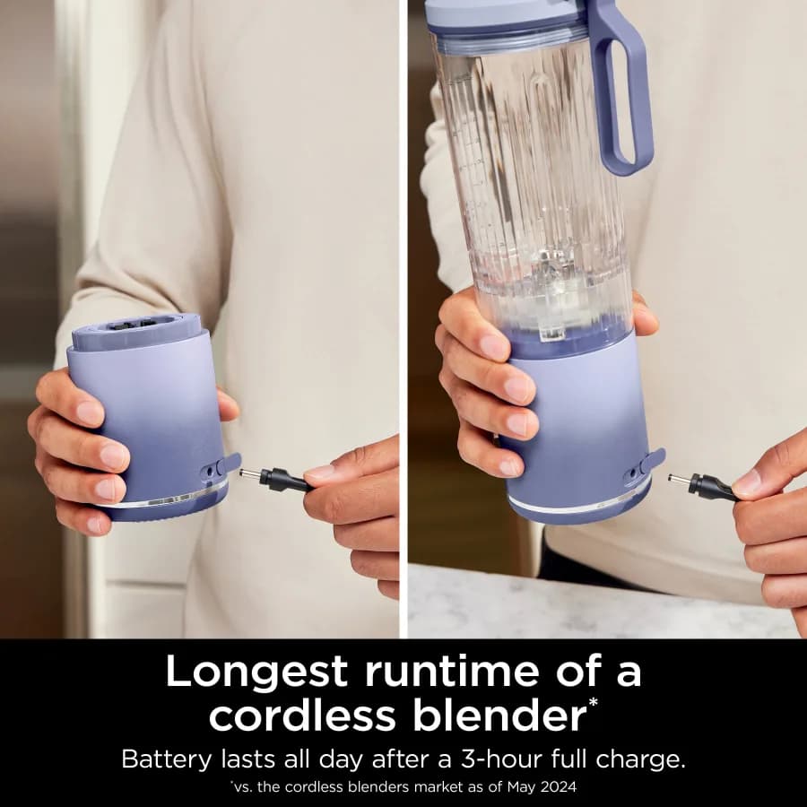 شیکر اسموتی ساز نینجا رنگ اسطوخودوسی مدل Ninja Blast BC251 — تصویر ۲
