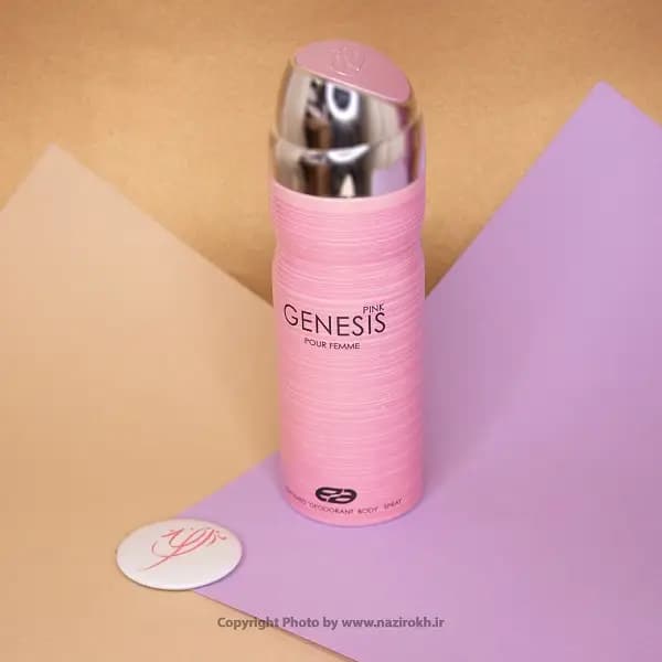 اسپری بدن زنانه امپر مدل Genesis Pink حجم 200 میلی لیتر