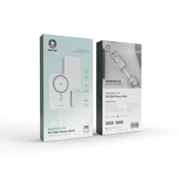 پاوربانک گرین لاین مدل MagSafe Lite ظرفیت 10000 میلی آمپر ساعت — تصویر ۷