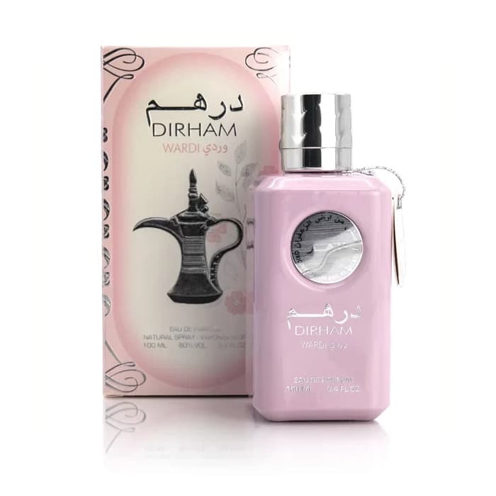 عطر ادکلن درهم صورتی زنانه درهم وردی اورجینال شرکت اماراتی ارض زعفران Ard Al Zaafaran Dirham Wardi for women — تصویر ۲