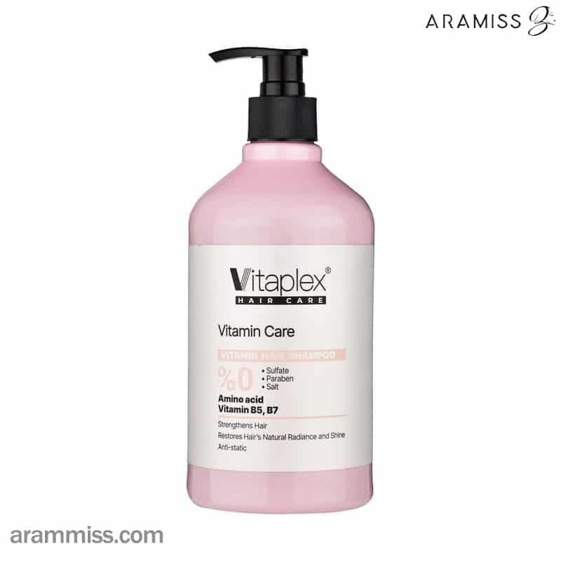 شامپو ویتامینه موهای خشک و نرمال ویتاپلکس Vitamin Care — تصویر ۳