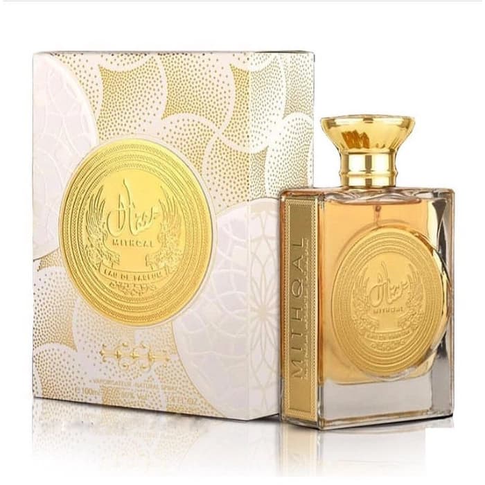 عطر ادکلن مثقال ارض الزعفران امارات اصل 100 میل MITHQAL ARD AL ZAAFARAN
