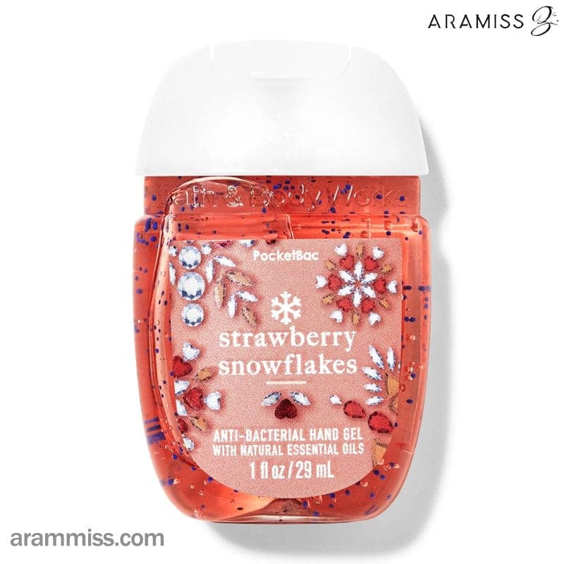 ژل ضدعفونیکننده دست بث اند بادی ورکس Strawberry Snowflakes