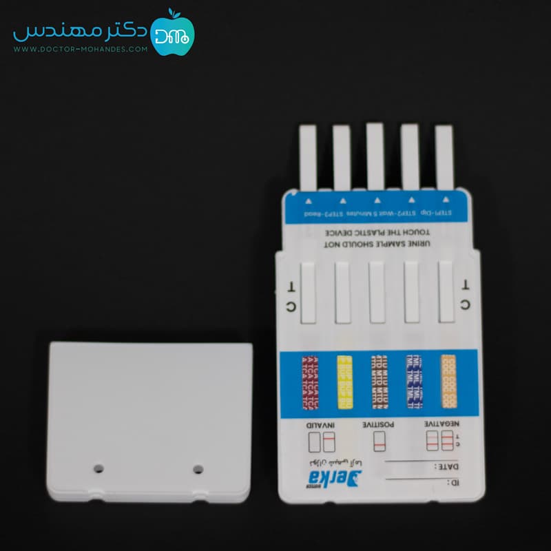 کیت تست اعتیاد نواری 10 کاره درکا — تصویر ۴