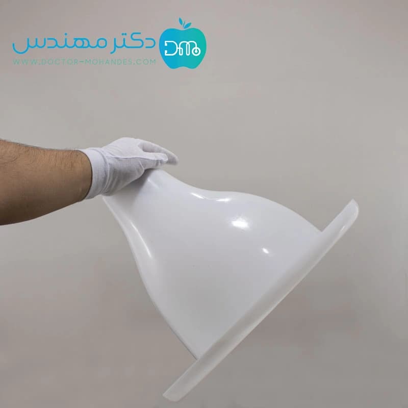 توالت فرنگی تاشو سیار دسته دار (برند رسا) + قیف — تصویر ۶