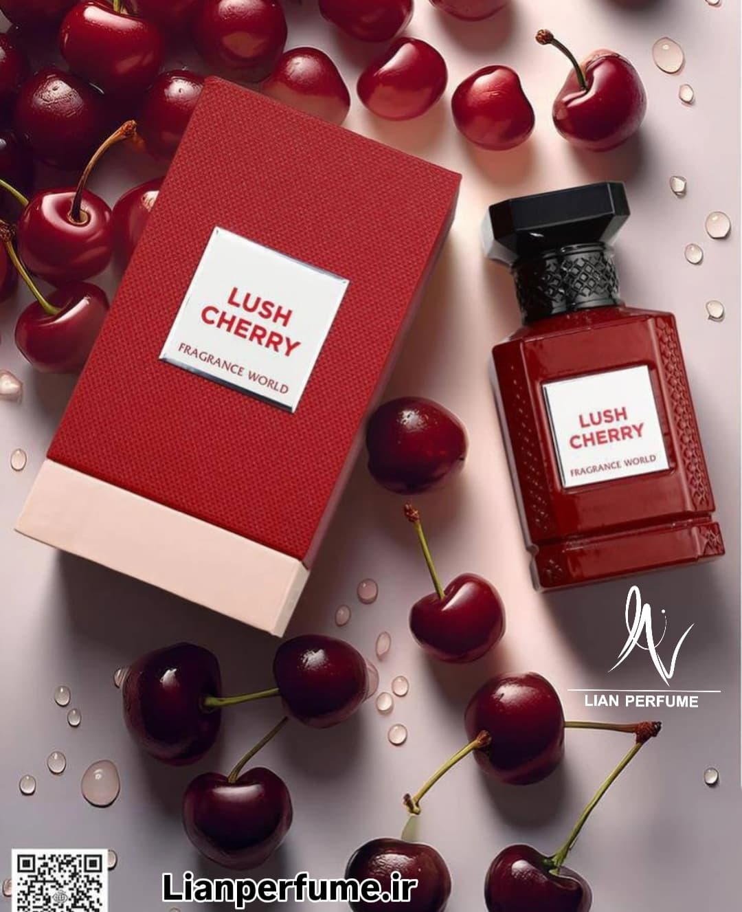 عطر ادکلن تام فورد لاست چری شرکتی فراگرنس اصل اورجینال 80 میل مدل لاش چری Fragrance world Lush Cherry – Tom Ford Lost Cherry — تصویر ۴
