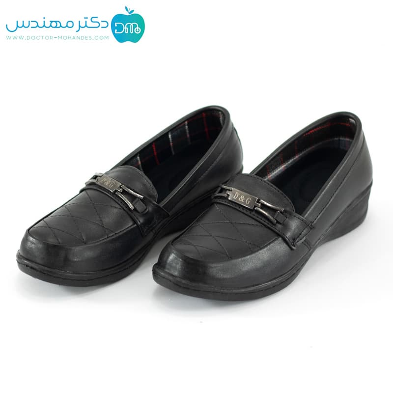 کفش طبی شهرام طب کد 2018 رنگ مشکی — تصویر ۲