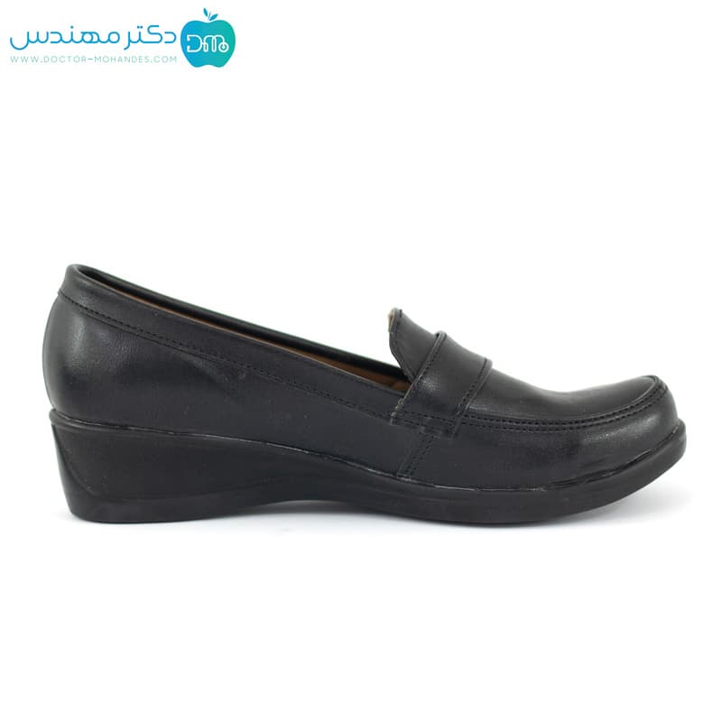 کفش طبی شهرام طب کد 2064 رنگ مشکی — تصویر ۳