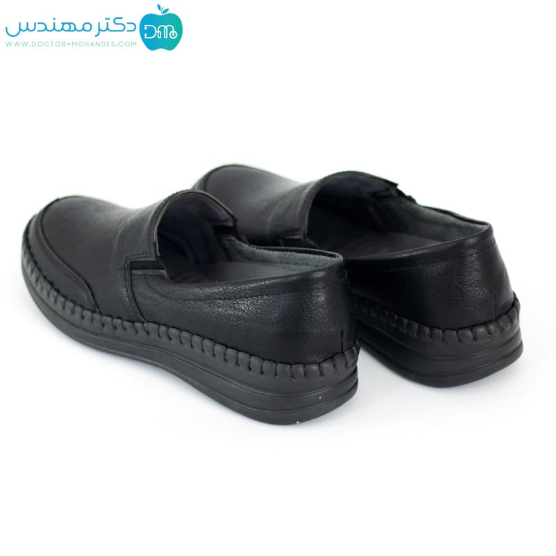کفش طبی زنانه شهرام طب کد 3005 رنگ مشکی — تصویر ۳