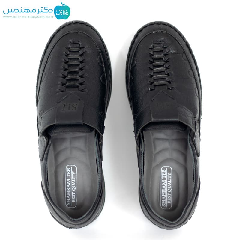 کفش طبی زنانه شهرام طب کد 3021 رنگ مشکی — تصویر ۸