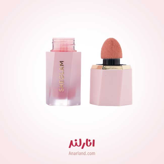 رژگونه مایع شیگلم مات مدل Liquid Blush Matte رنگ hush hush