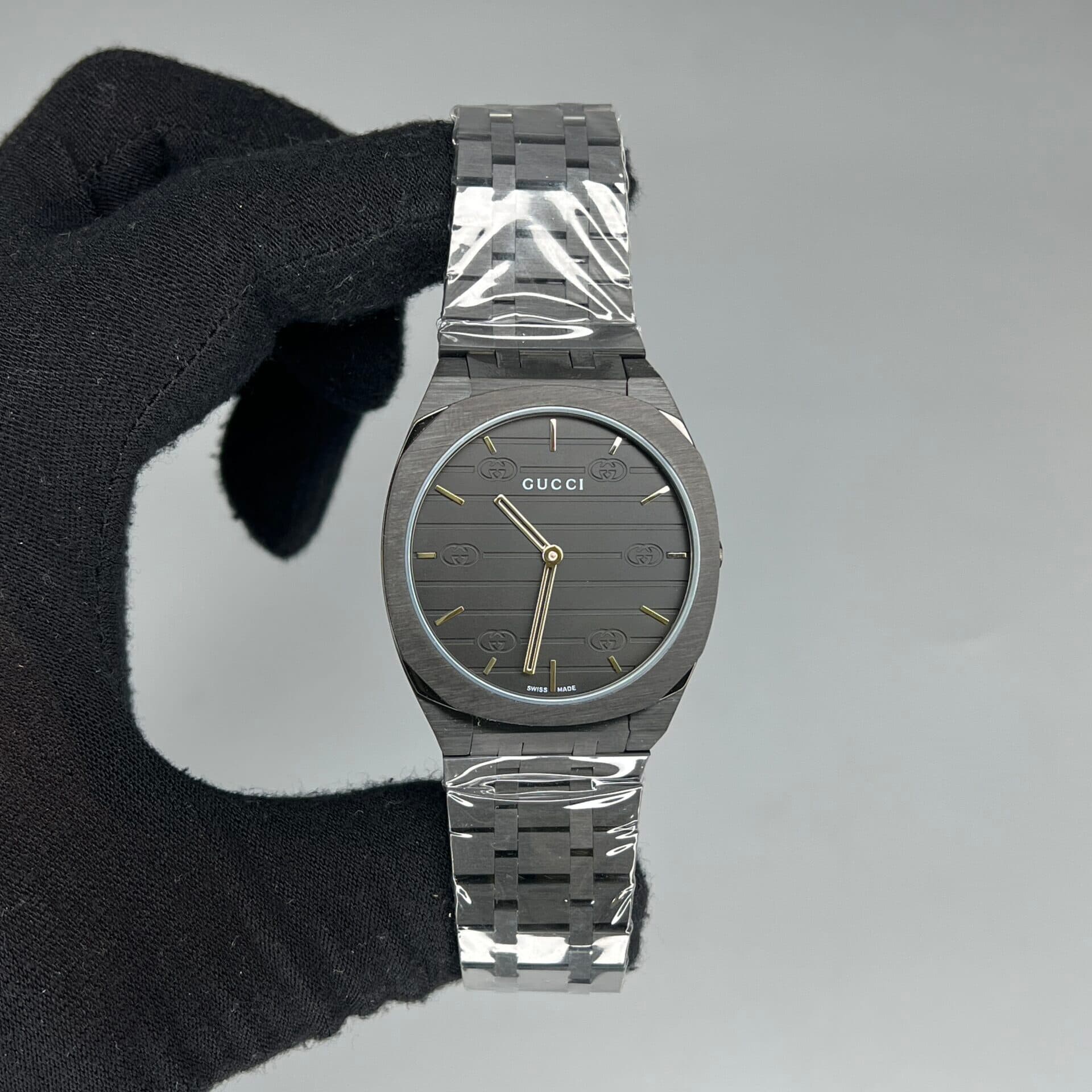 ساعت مچی مردانه گوچی فول مشکی Gucci V2006