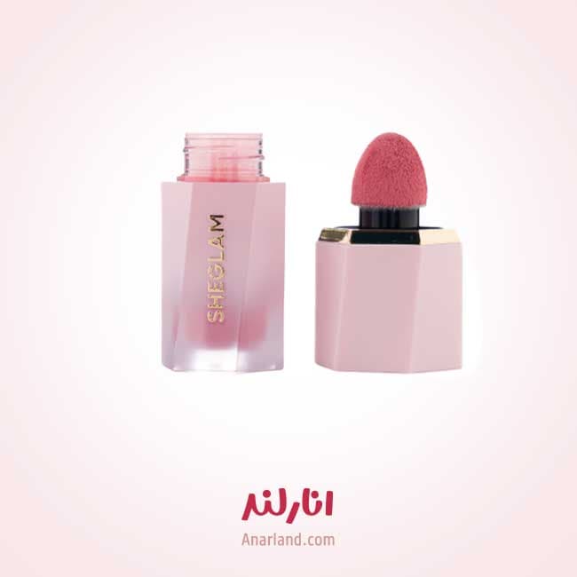 رژگونه مایع شیگلم مات مدل Liquid Blush Matte رنگ love cake — تصویر ۳