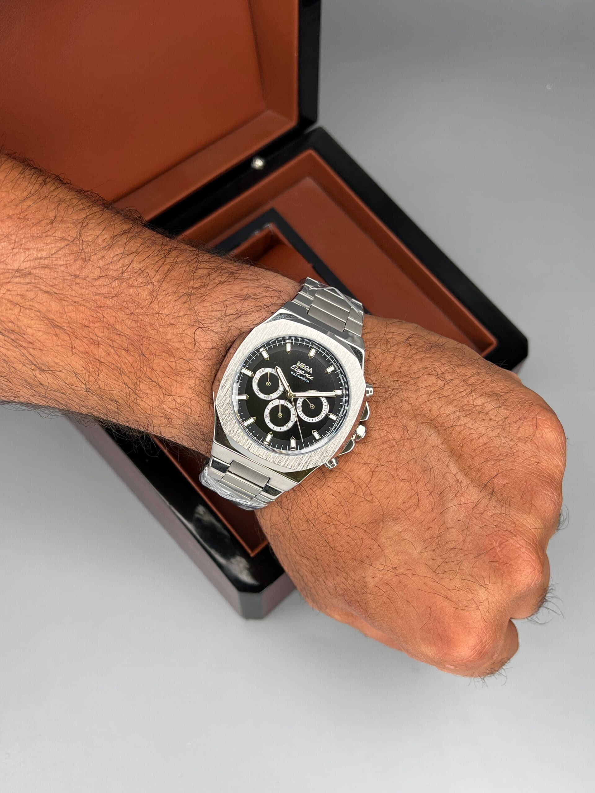 ساعت ست الگانس صفحه مشکی Elegance 2630 — تصویر ۲