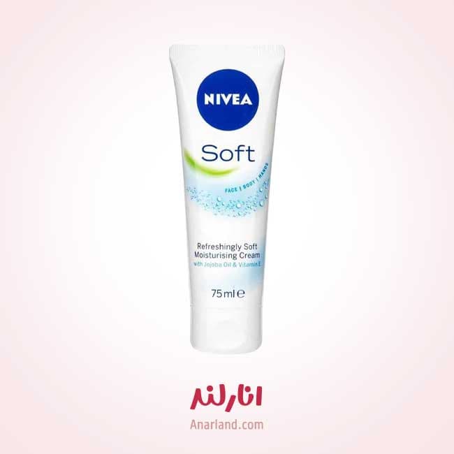 کرم مرطوب کننده تیوپی نیوآ مدل Soft حجم 75 میلی لیتر — تصویر ۲