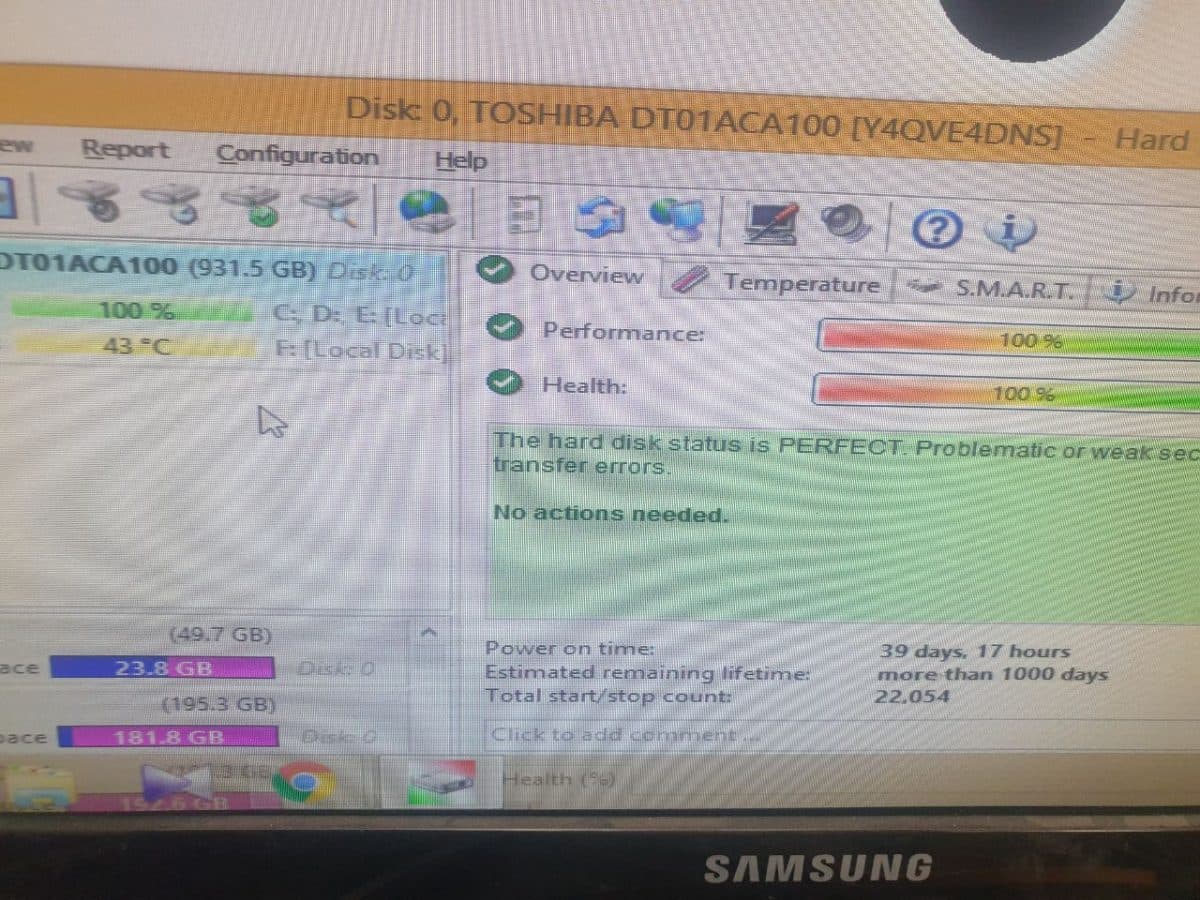 هارد ساتا استوک یک ترابایت کد H9pc02 — تصویر ۲