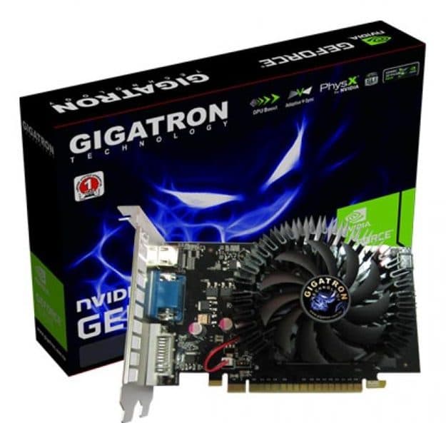کارت گرافیک GT 630 گیگاترون Gigatron با ظرفیت 2 گیگابایت – استوک — تصویر ۲