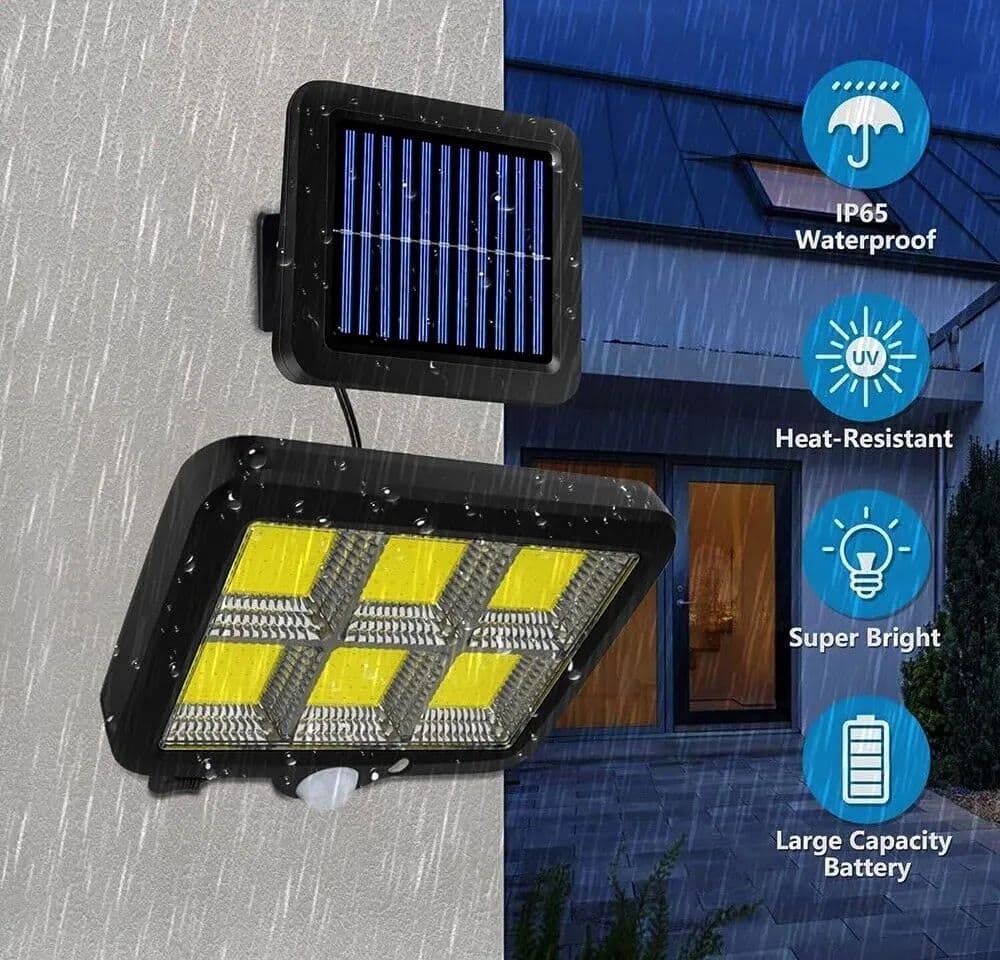 چراغ شارژی دیواری SOLAR خورشیدی SPLIT — تصویر ۹