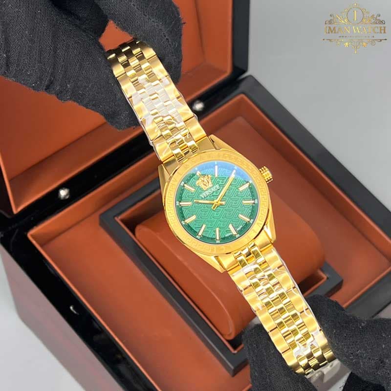 ساعت مچی زنانه ورساچه طلایی Versace 6455 — تصویر ۳