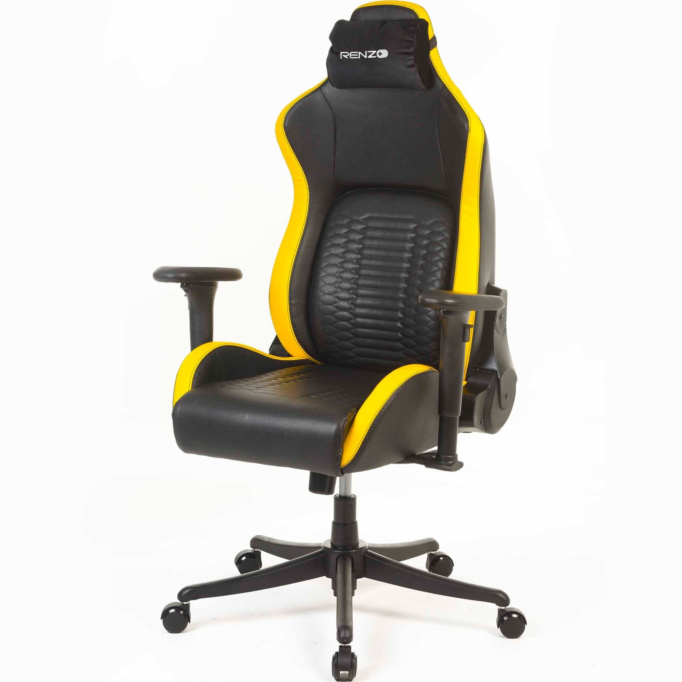 صندلی گیمینگ رنزو مدل Royal Cyber Yellow — تصویر ۹
