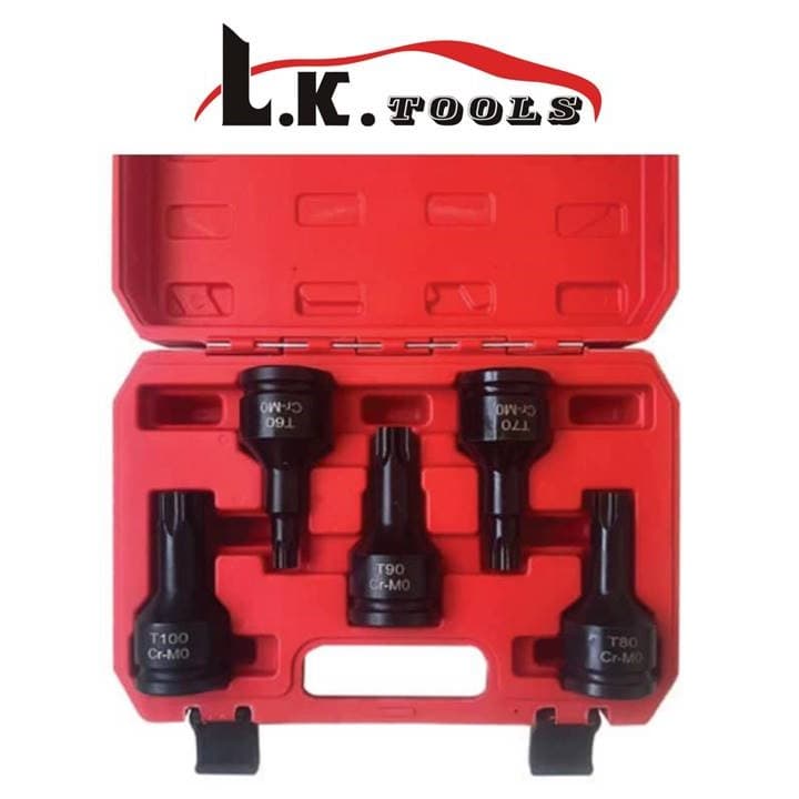 کیت آلن بکسی 5 عددی 3/4 درایو H14 – H24 فشار قوی LK کد D1940 — تصویر ۷