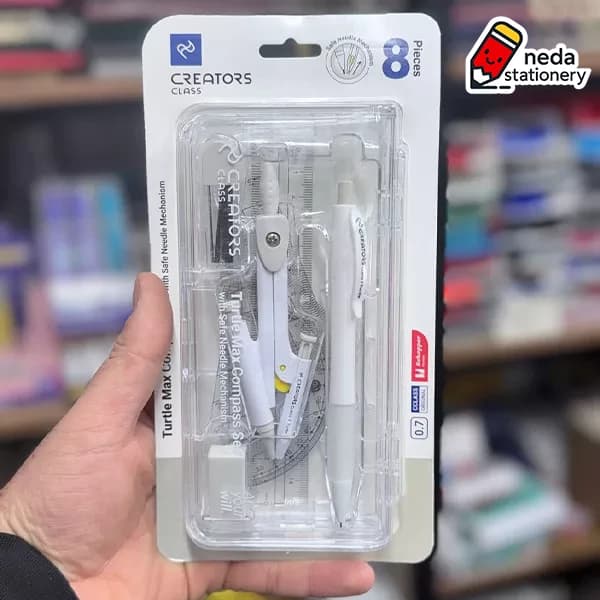 ست پرگار سی کلاس مدل ترتل همراه با اتود — تصویر ۳