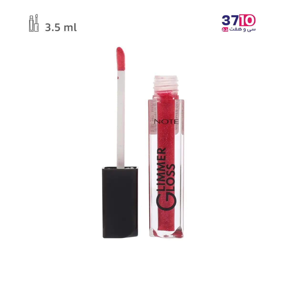 رژلب مایع اکلیلی نوت مدل گلیمر گلاس GLIMMER GLOSS شماره 60 — تصویر ۸