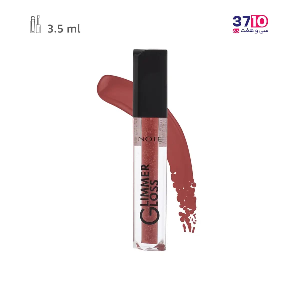 رژلب مایع اکلیلی نوت مدل گلیمر گلاس GLIMMER GLOSS شماره 30 — تصویر ۶