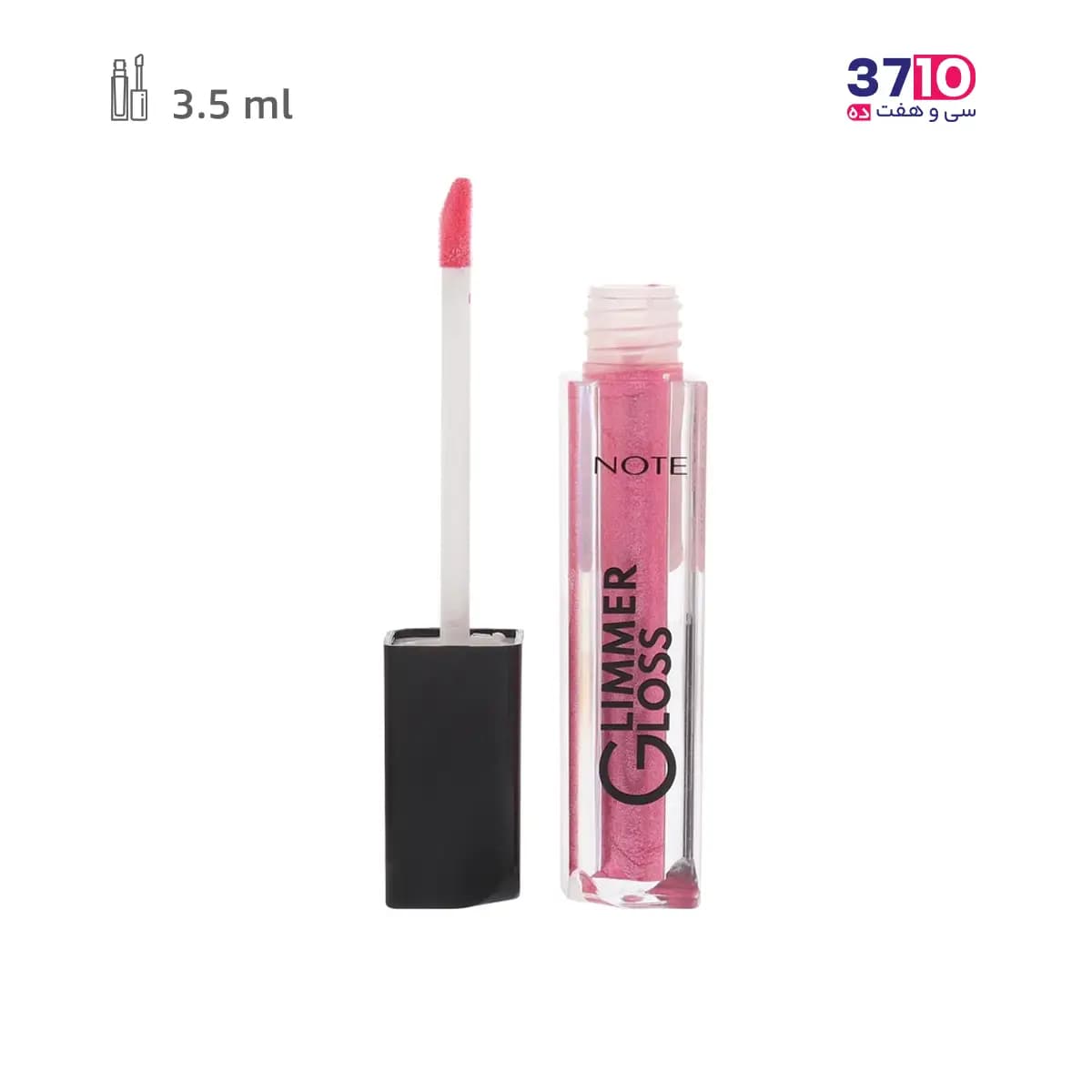 رژلب مایع اکلیلی نوت مدل گلیمر گلاس GLIMMER GLOSS شماره 20 — تصویر ۲