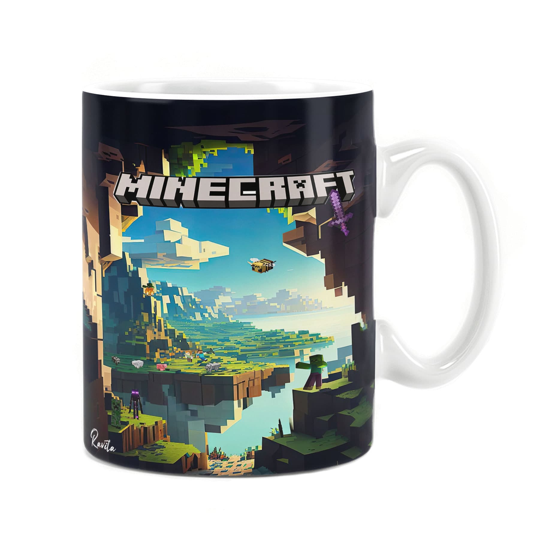 ماگ حرارتی راویتا طرح ماینکرافت – Minecraft کد 3699 — تصویر ۴