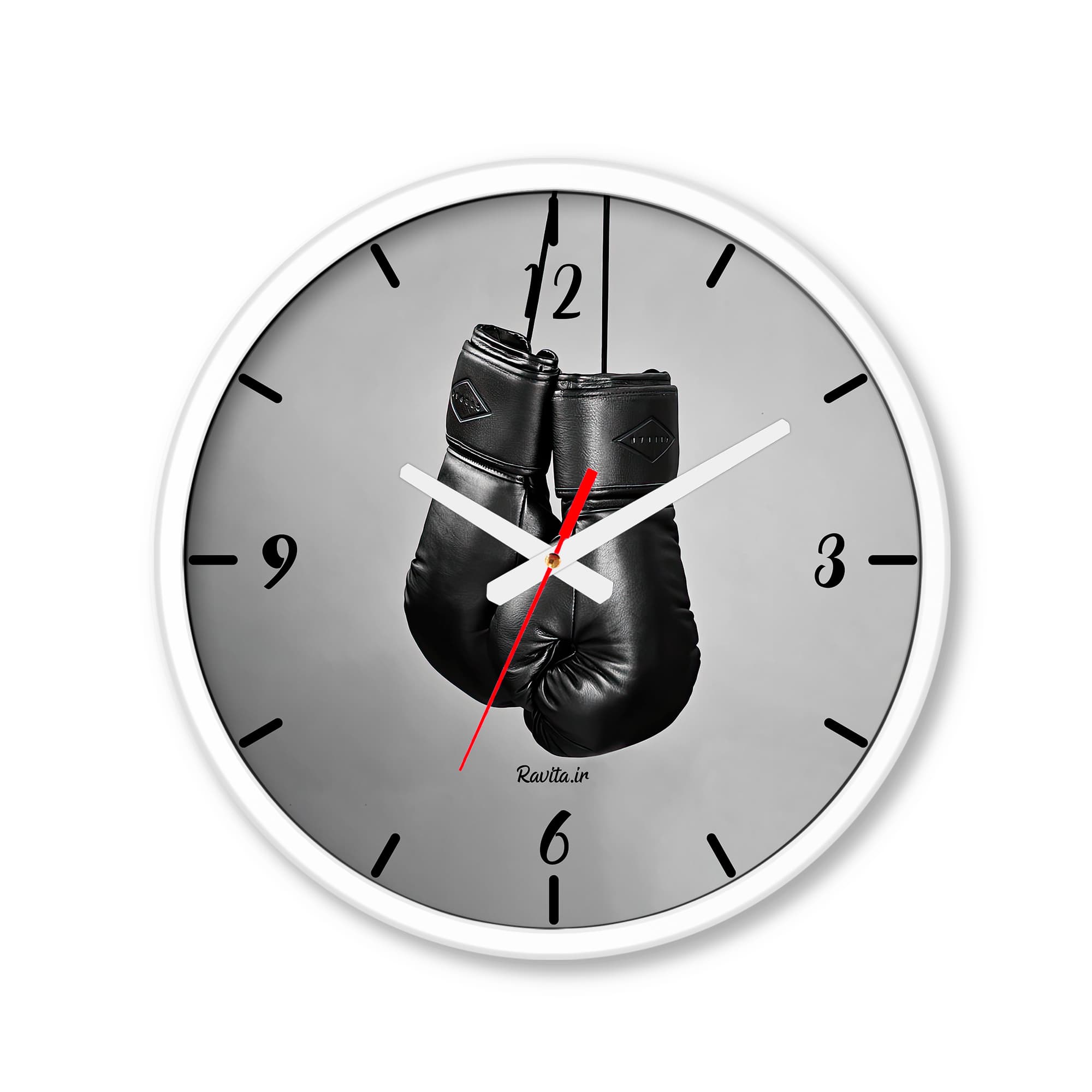 ساعت رومیزی دیواری راویتا طرح مبارز بوکس – Boxing Fighter کد 3694 — تصویر ۸