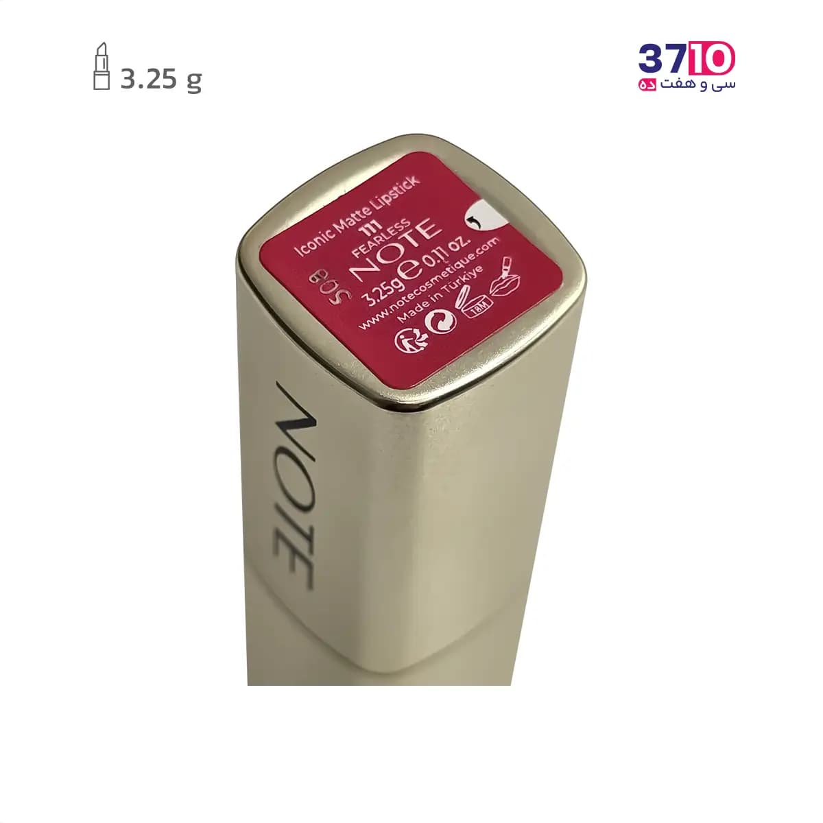 رژلب جامد مات نوت مدل آیکونیک Iconic Matte شماره 111 — تصویر ۱۱