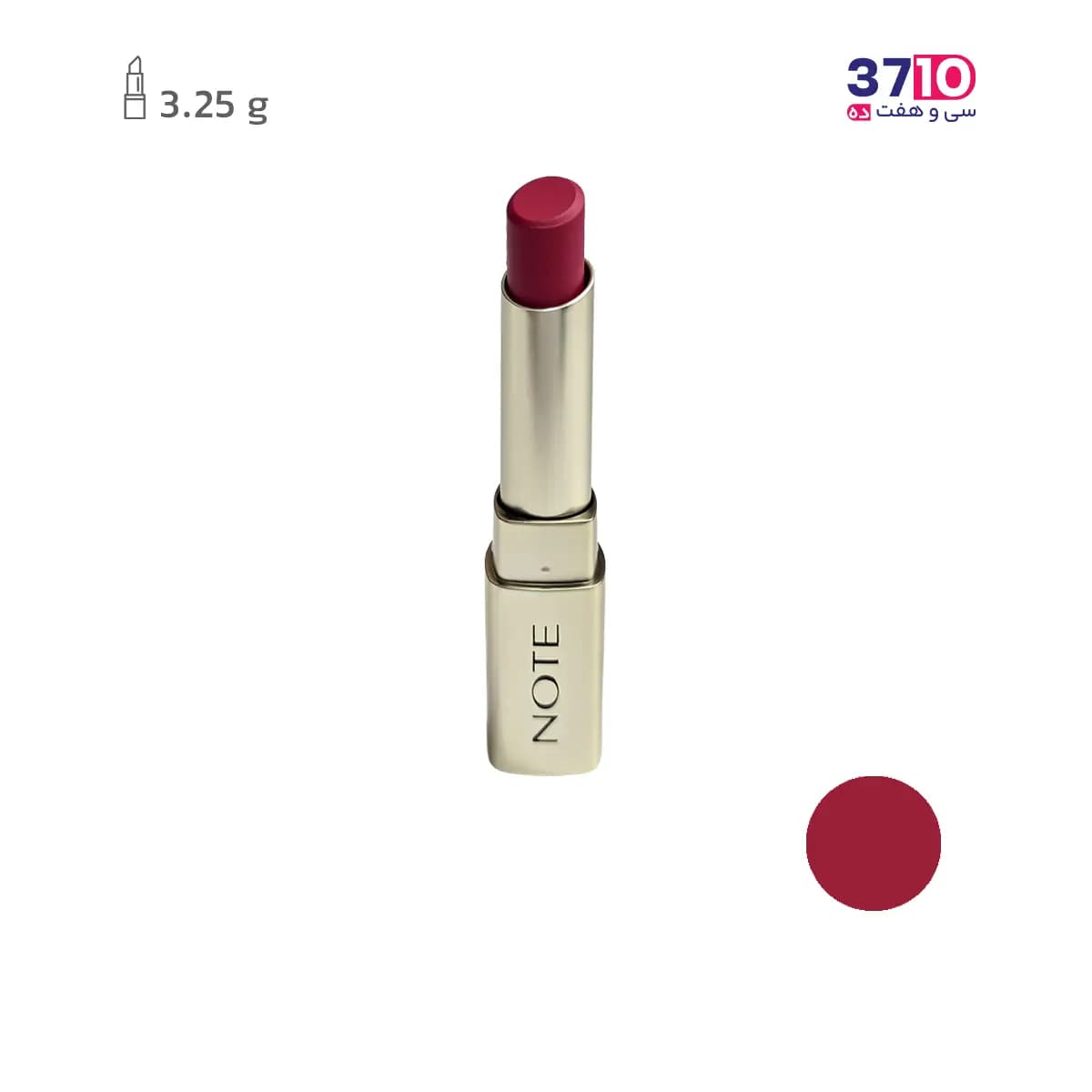 رژلب جامد مات نوت مدل آیکونیک Iconic Matte شماره 109 — تصویر ۸