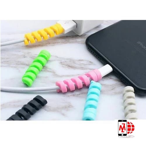 محافظ کابل شارژ سیلیکونی مدل فنری
