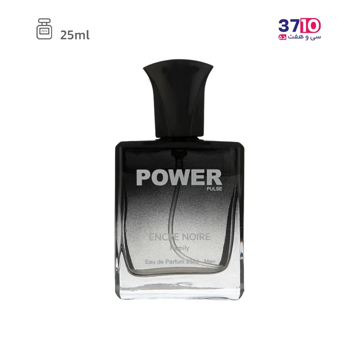 عطر جیبی مردانه پاور پالس Power Pulse مدل انکر نویر Encre Noir حجم 25 میلی لیتر — تصویر ۴