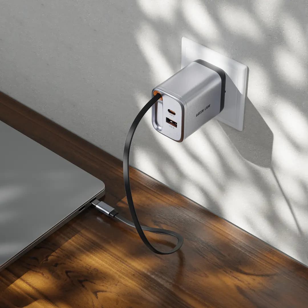 شارژر گرین لاین Green Lion GaNPremium EU Plug Wall ChargerPD 40W — تصویر ۴