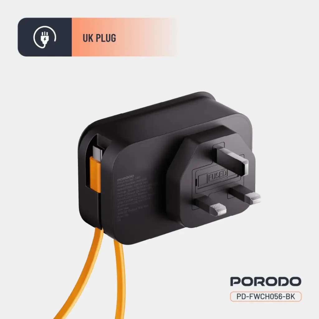 چند راهی پرودو Porodo Universal Wall Sockets 20w — تصویر ۱۱