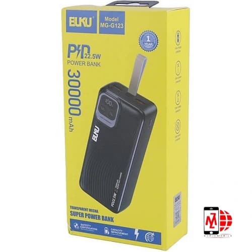 پاوربانک 22.5 وات بوکو مدل MG-G123 ظرفیت 30000 میلی آمپر ساعت — تصویر ۳