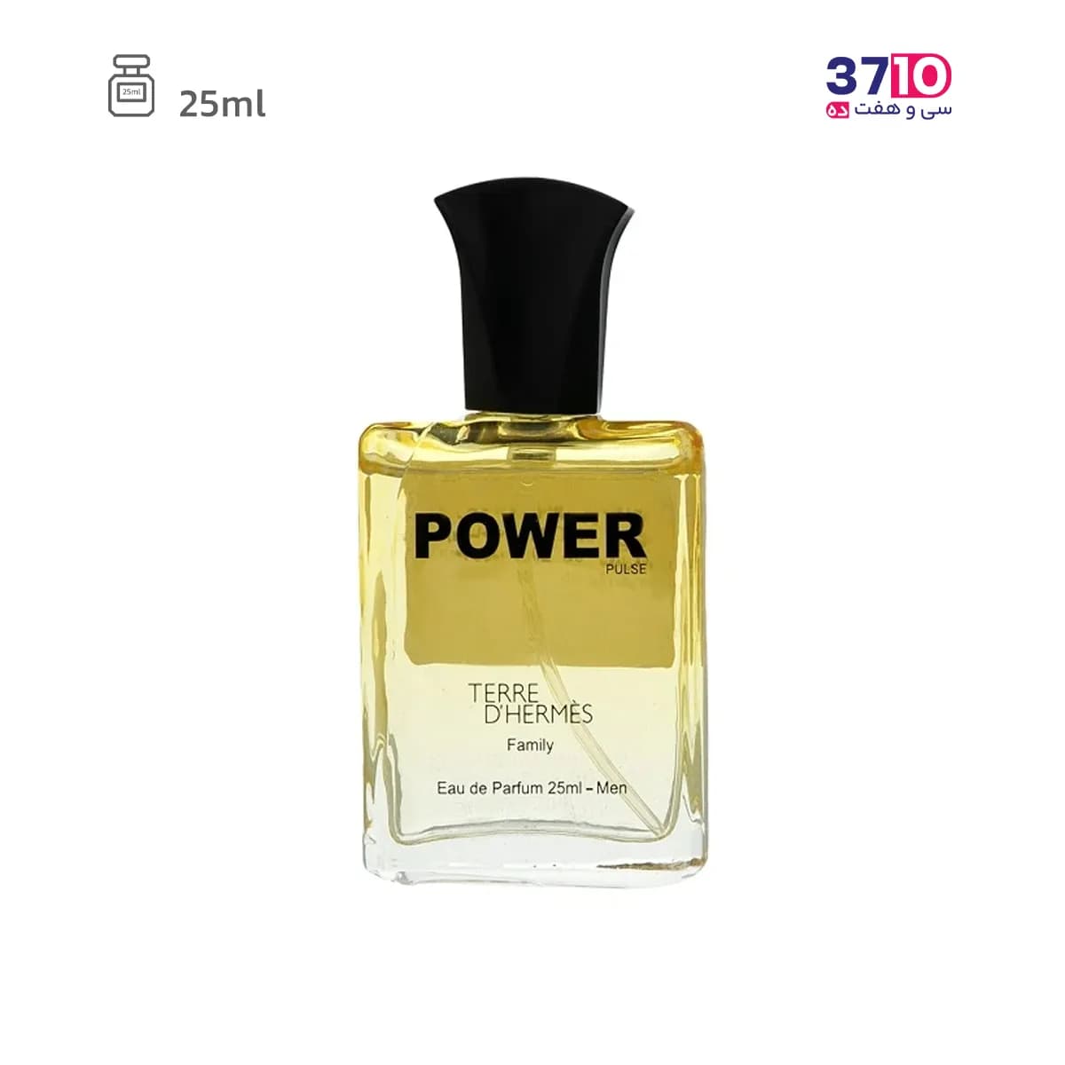 عطر جیبی مردانه پاور پالس Power Pulse مدل تق د هرمس Terre D’hermes حجم 25 میلی لیتر