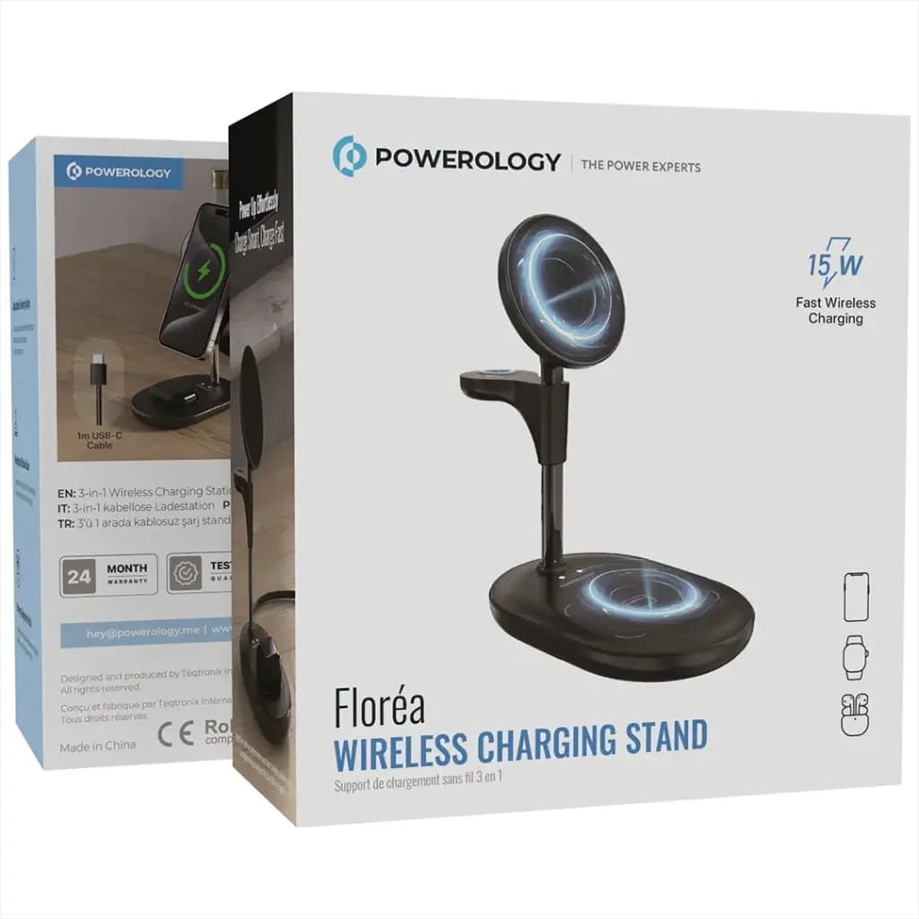 استند شارژ وایرلس Powerology Florea Wireless Charging Stand — تصویر ۵