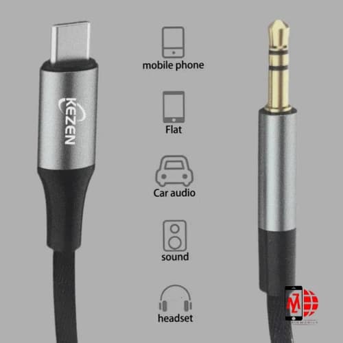 کابل تبدیل USB c به Aux مدل KZ-XC53 — تصویر ۳