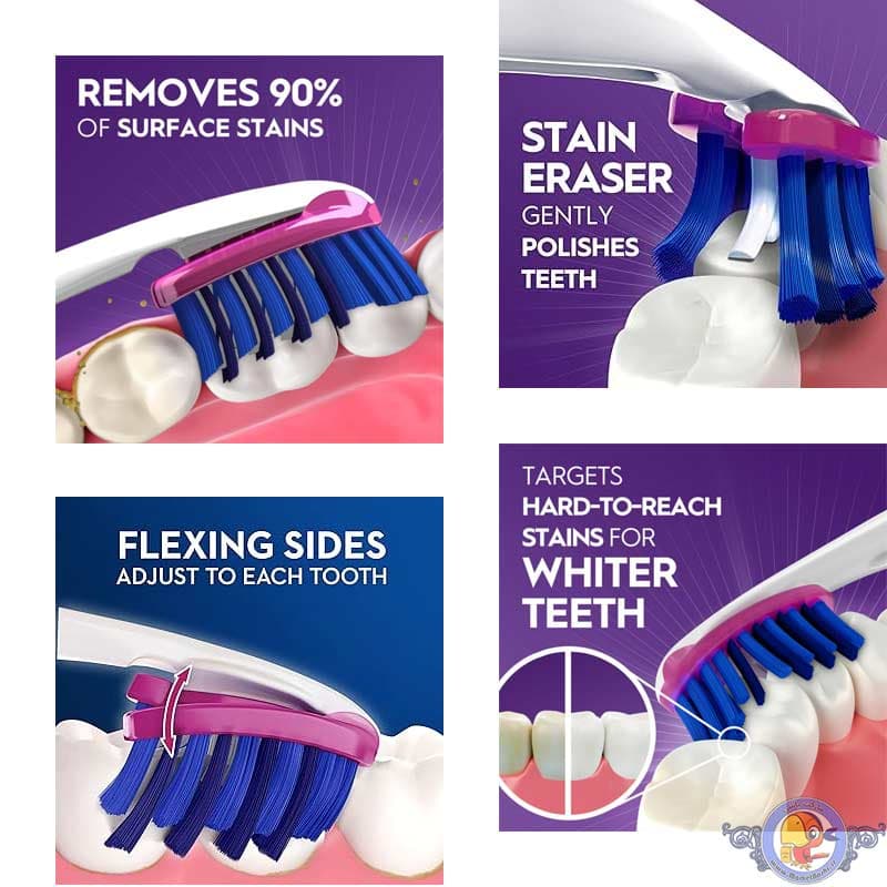 مسواک اورال بی سری 3D White مدل Pro-Flex Luxe ایرلند — تصویر ۸