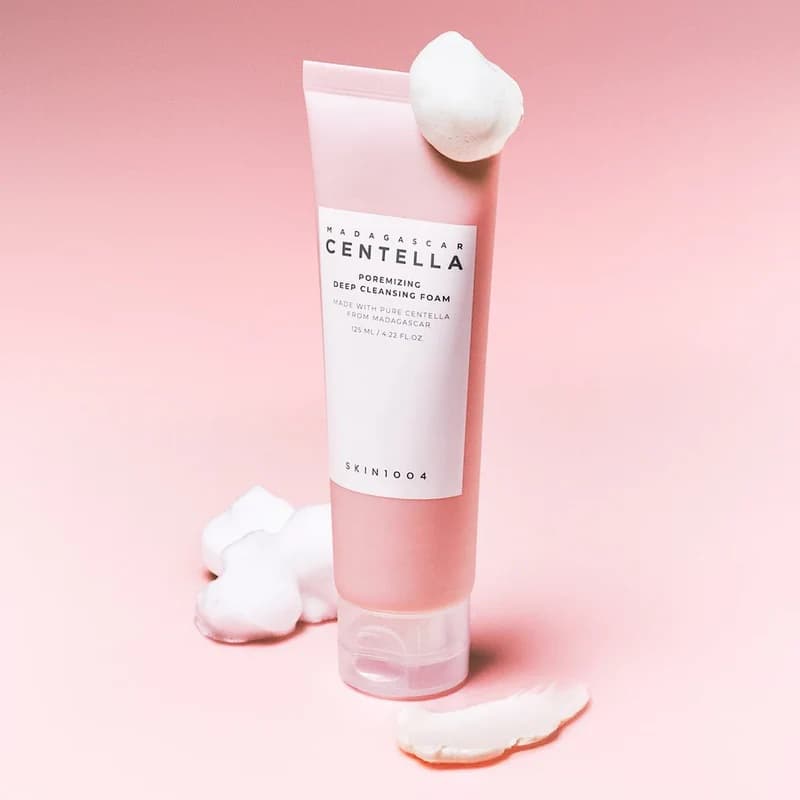 فوم پاک‌کننده عمیق منافذ ماداگاسکار سنتلا SKIN1004 Madagascar Centella Poremizing Deep Cleansing Foam — تصویر ۶
