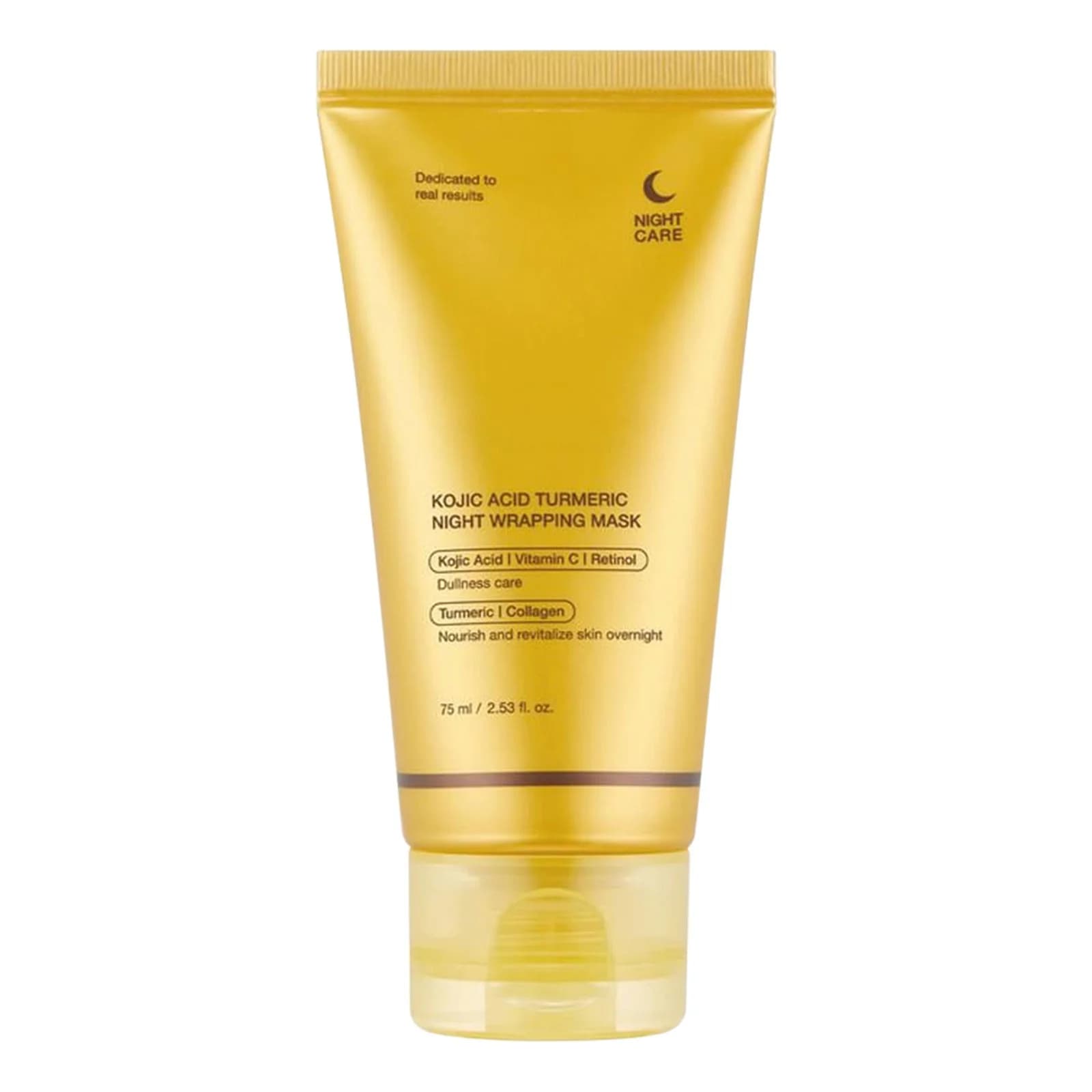 ماسک شب روشن کننده کوجیک اسید و زردچوبه مدیکیوب MEDICUBE Kojic Acid Turmeric Night Wrapping Mask — تصویر ۴